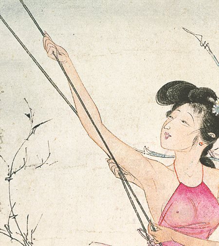 山东省-胡也佛的仕女画和最知名的金瓶梅秘戏图